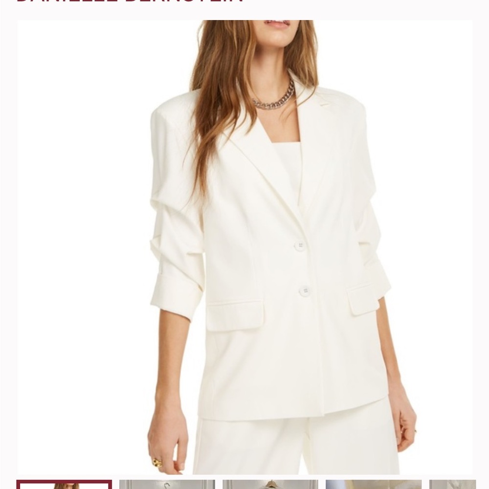 Danielle Bernstein White Blazer - image 1